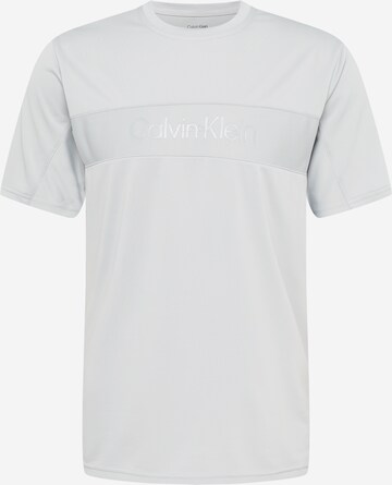 Calvin Klein Sport - Camiseta funcional en gris: frente