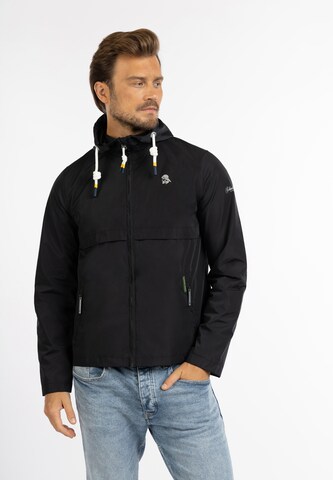 Schmuddelwedda Between-Season Jacket in Black: front