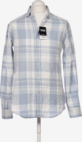 Tiger of Sweden Button Up Shirt in L in Blue: front
