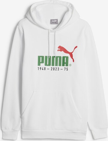 PUMA Athletic Sweatshirt 'No. 1 Logo Celebration' in White: front