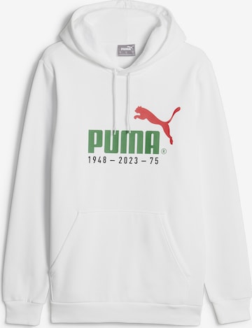 PUMA Sweatshirt 'No. 1 Logo Celebration' in Weiß: predná strana