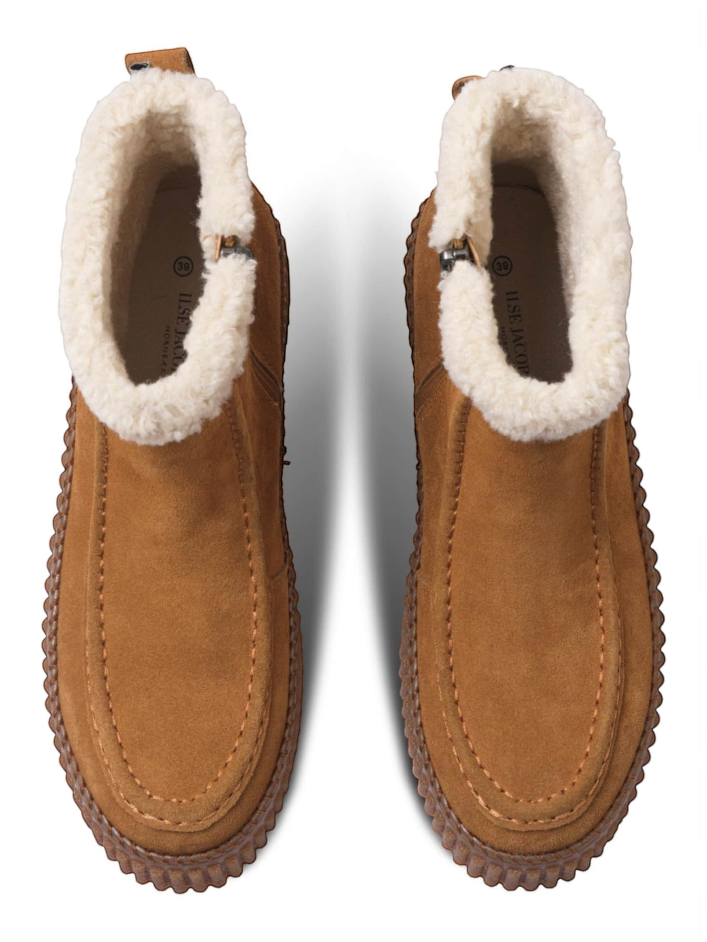 ILSE JACOBSEN Snowboots i brun