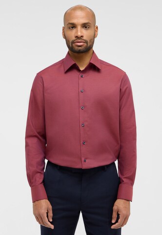 ETERNA Regular fit Business shirt in Red: front