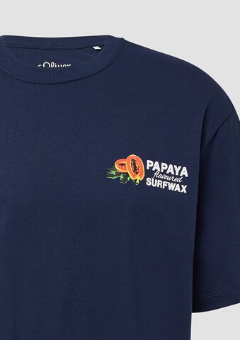 T-Shirt s.Oliver en bleu