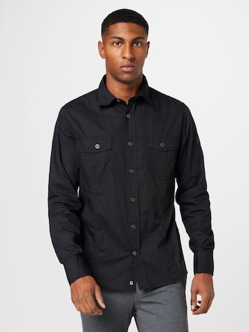 Brandit Regular Fit Skjorte i sort: forside