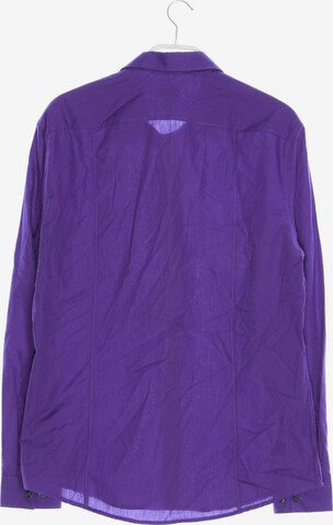 H&M Button Up Shirt in L in Purple