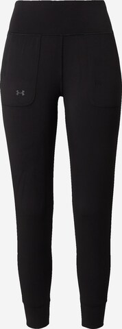 Tapered Pantaloni sport 'Motion' de la UNDER ARMOUR pe negru: față