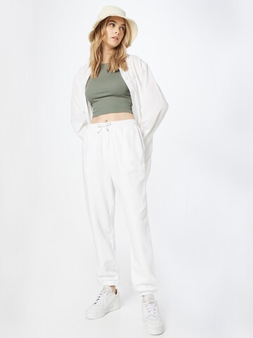 Effilé Pantalon WEEKDAY en blanc