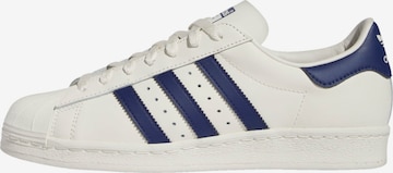 ADIDAS ORIGINALS - Sapatilhas baixas 'Superstar' em branco: frente