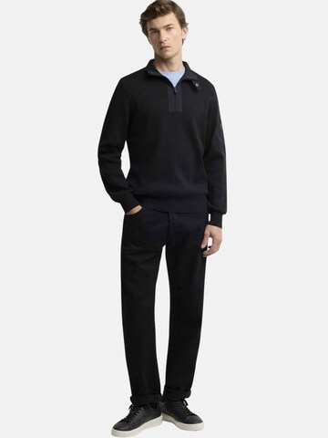 Barbour International - Jersey 'BARBOUR INTERNATIONAL INLINE HALF ZIP JUMPER Maglieria' en negro