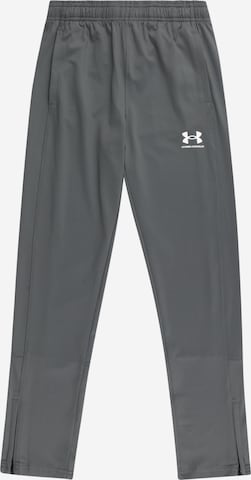 Pantalon de sport UNDER ARMOUR en gris : devant