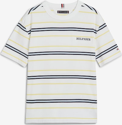 TOMMY HILFIGER T-Shirt en jaune / noir / blanc, Vue avec produit