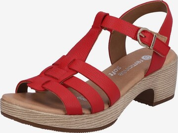 REMONTE Sandals in Red: front