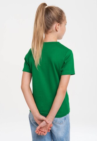 LOGOSHIRT Shirt 'Looney Tunes - Sylvester & Tweety' in Green