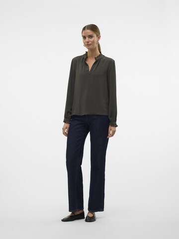 VERO MODA Bluse 'VMAlva' i grøn