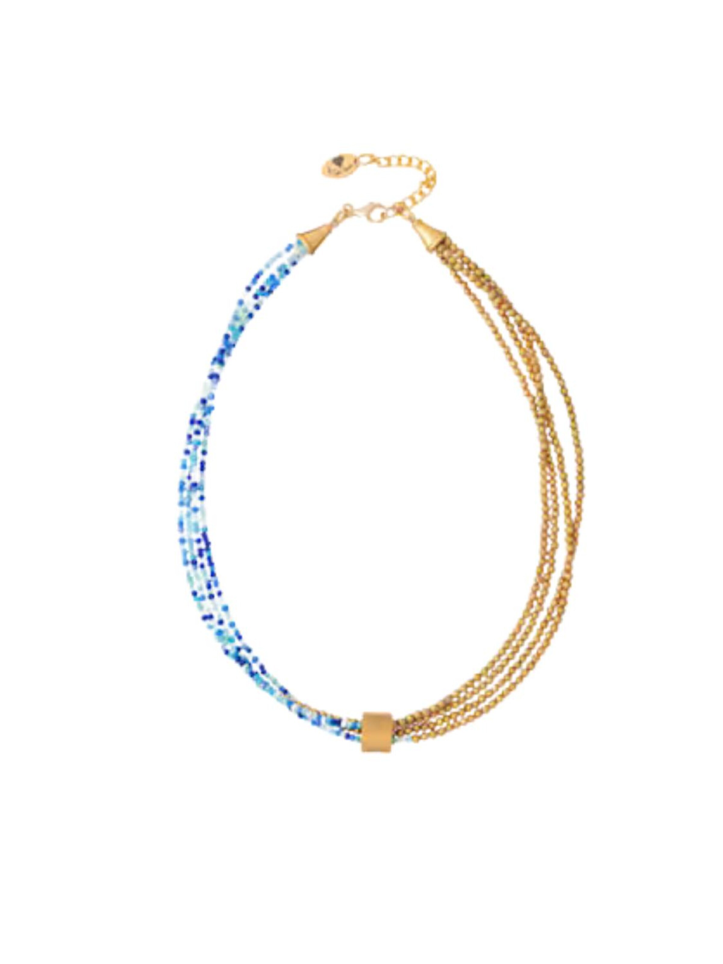 THE GEM STORIES JEWELRY Necklace in Blue: front
