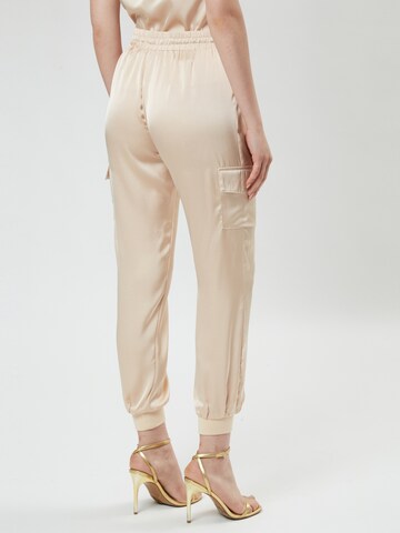 Influencer Tapered Trousers in Beige