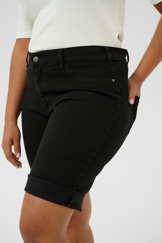 Regular Pantalon 'KCLaurina' KAFFE CURVE en noir