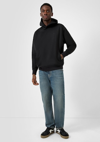 QS Sweatshirt in Schwarz
