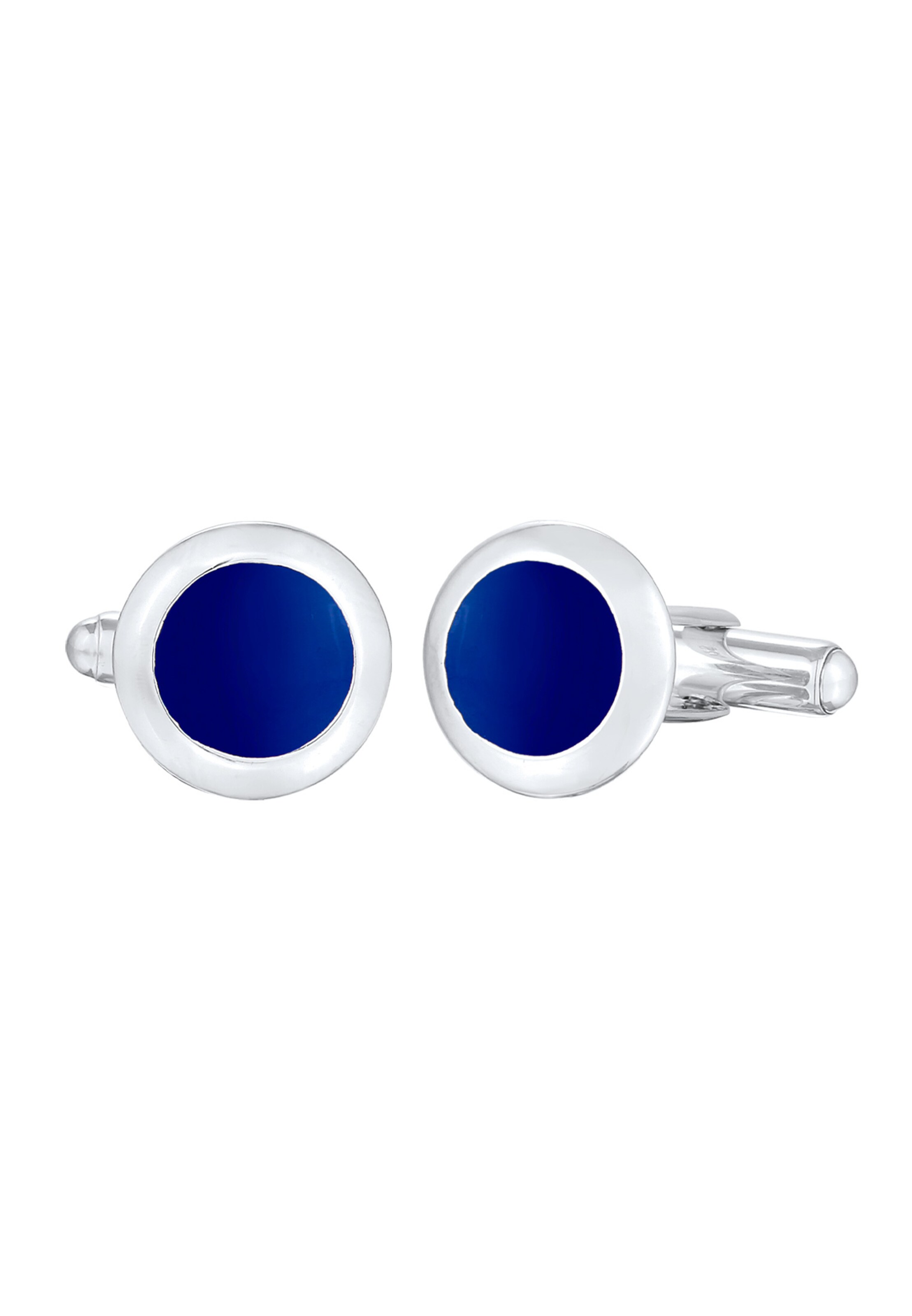 KUZZOI Cufflinks in Silver: front