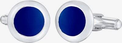 KUZZOI Manchetknopen in de kleur Blauw / Zilver, Productweergave