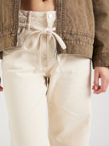 Monki Loosefit Nadrág - bézs