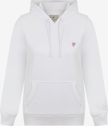 DENIM CULTURE Sweatshirt 'Zeldana' in White: front