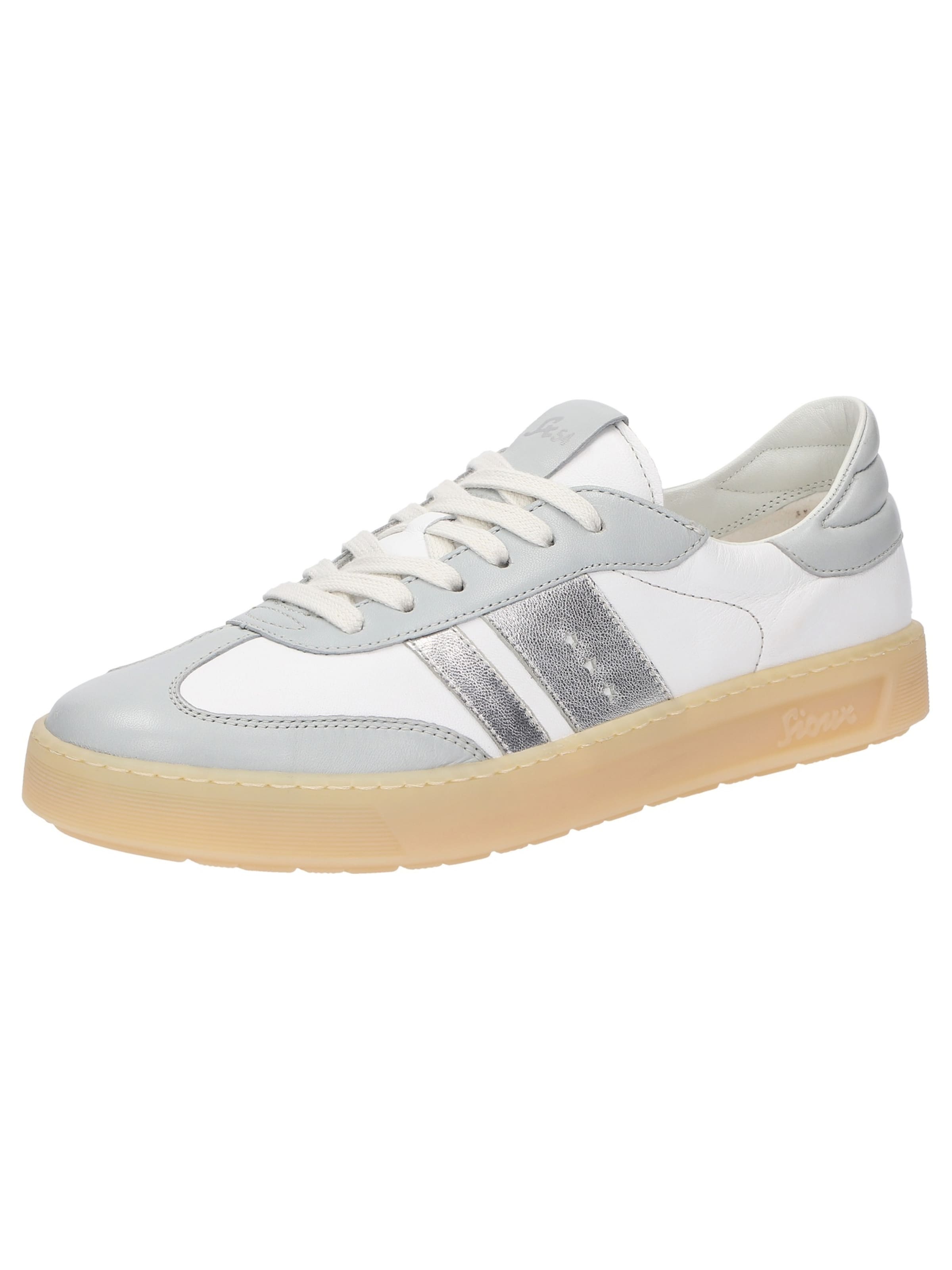 SIOUX Sneaker 'Tedroso' in Silber: Vorderseite