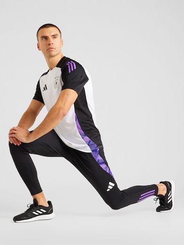 ADIDAS PERFORMANCE Slimfit Sportbyxa 'DFB Tiro 24' i svart