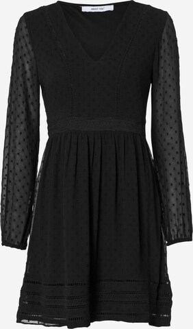 Robe 'Enie' ABOUT YOU en noir : devant