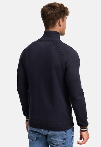 INDICODE JEANS Knit cardigan 'Arutemia' in Blue