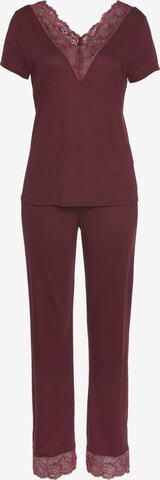 LASCANA Pyjama in Rood: voorkant