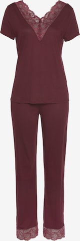 LASCANA Pajama in Red: front