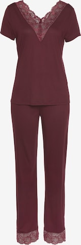 LASCANA - Pijama en rojo: frente