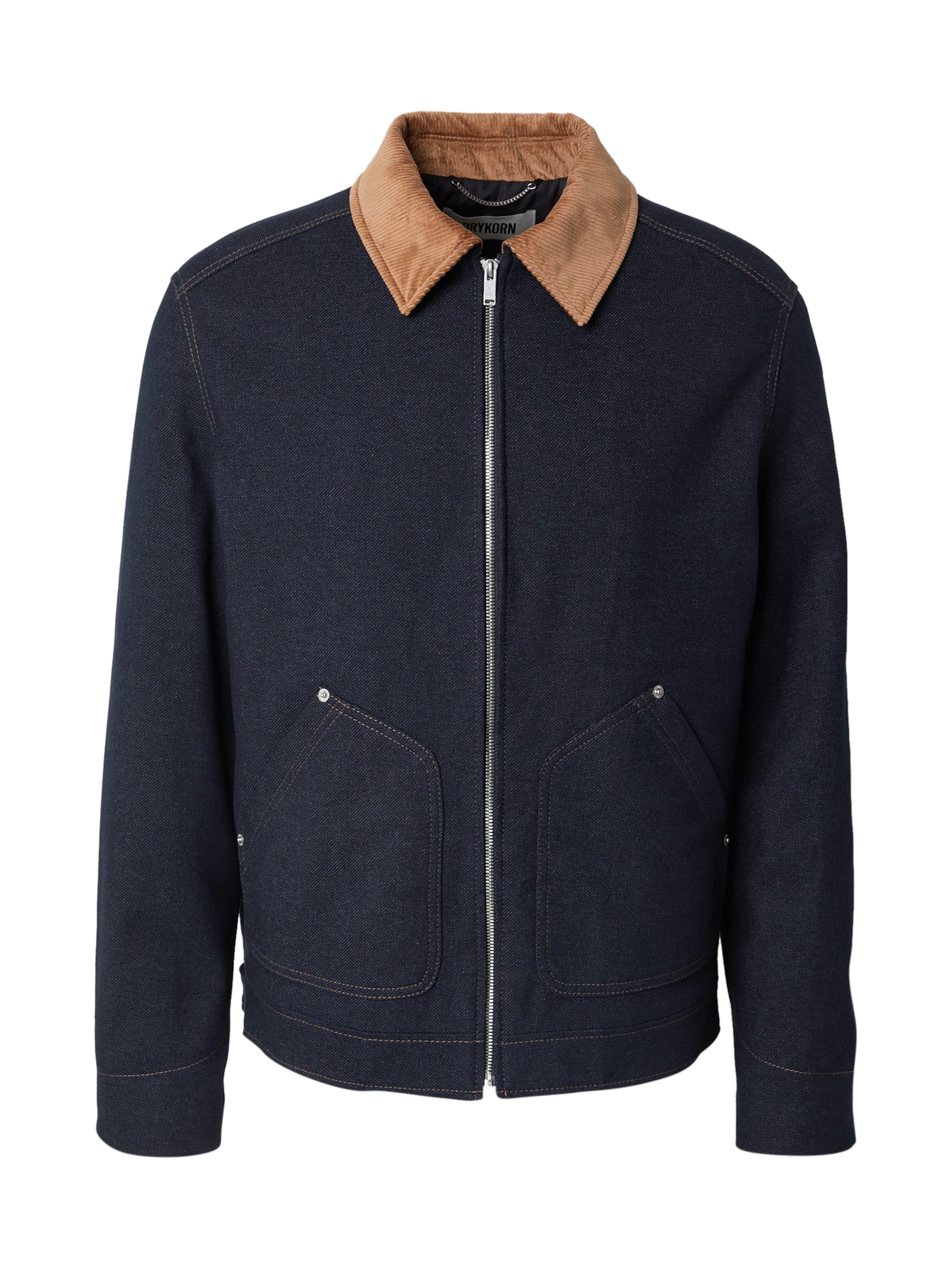 DRYKORN Between-Season Jacket 'RIKALO_2' in Blue: front