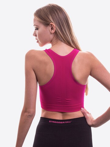 Strammer Max Performance Minimiser Sports Bra in Pink