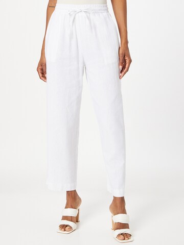 Freequent Широка кройка Панталон 'LAVA' в бяло: отпред