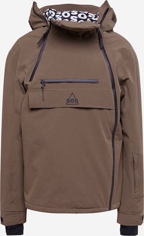 SOS Between-Season Jacket 'Taos' in Green: front