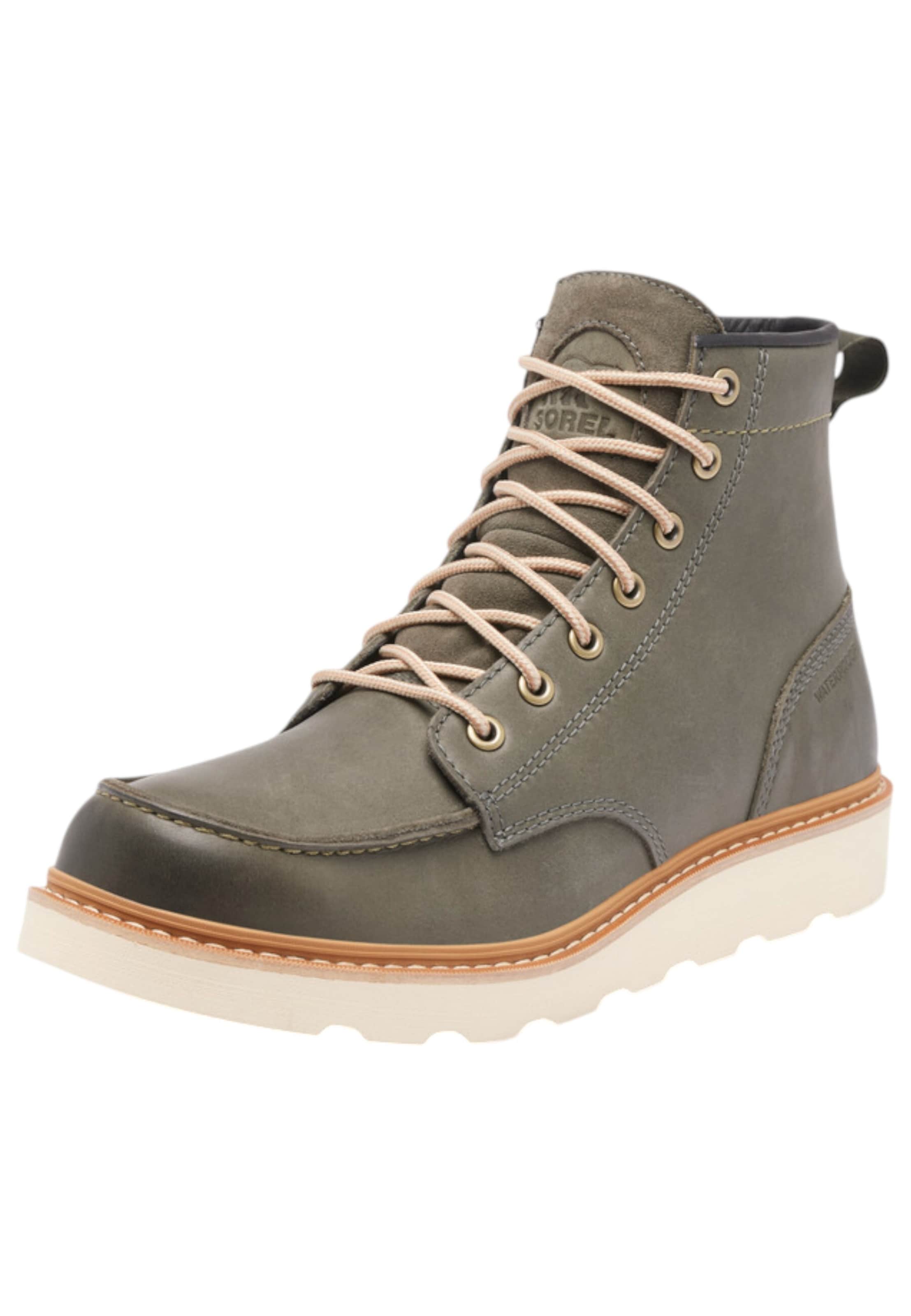 SOREL Lace-up boots in Green: front