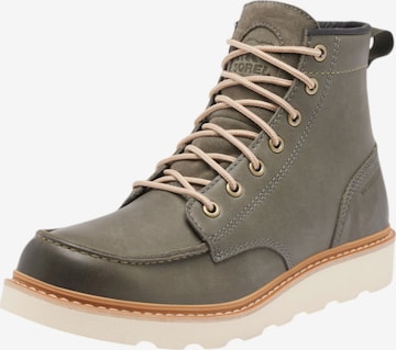 SOREL Lace-up boots in Green: front