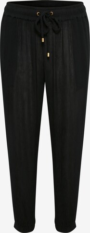 Loosefit Pantaloni 'Amber' di Kaffe in nero: frontale