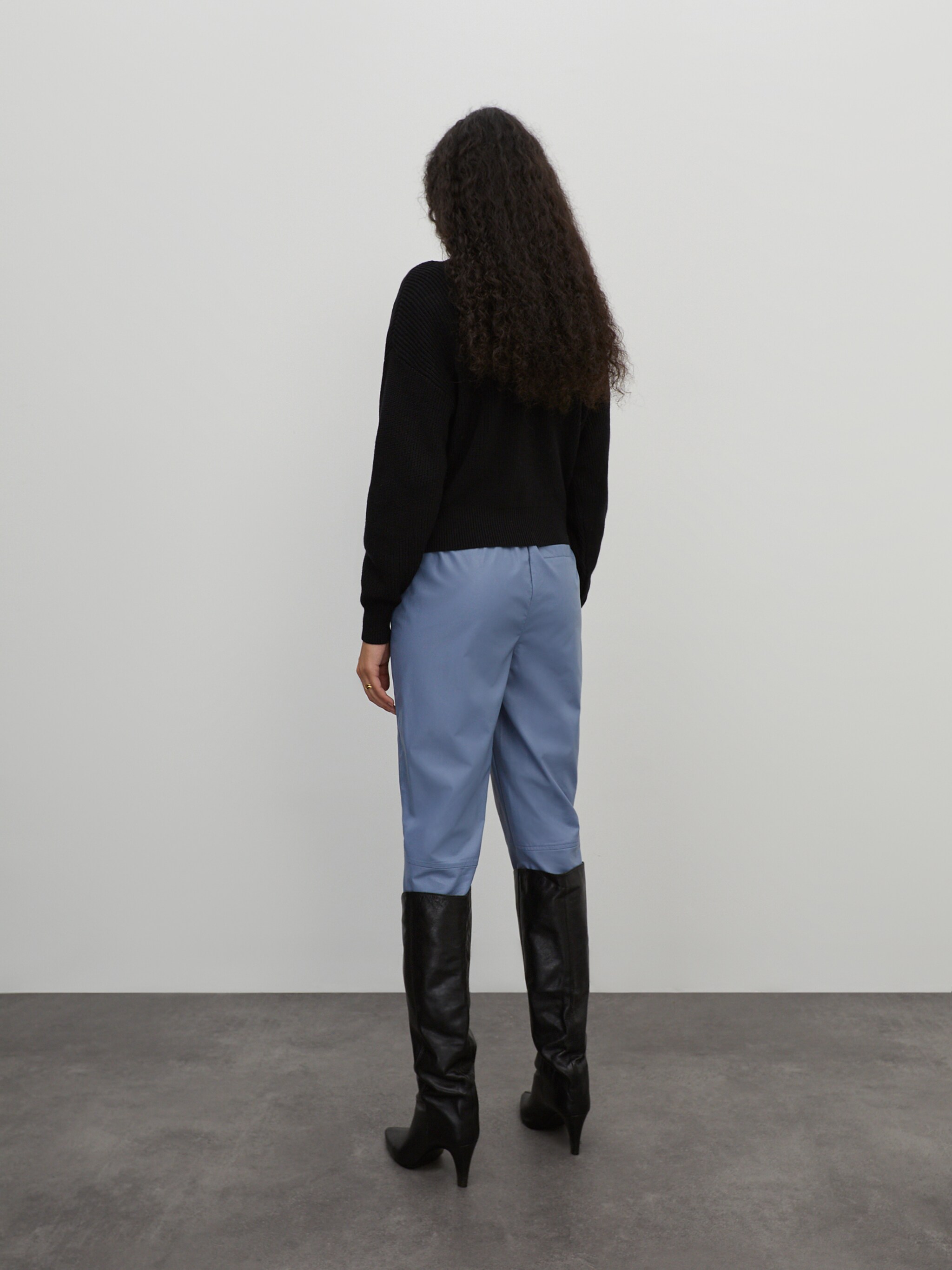 EDITED Producten Gebreid vest 'Lea' Zwart
