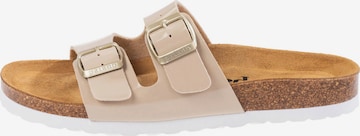 Palado Mules 'Milos' in Beige: front