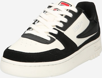 FILA Platform trainers 'Ventuno' in Black: front