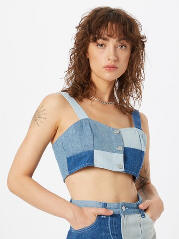 Haut Monki en bleu : devant