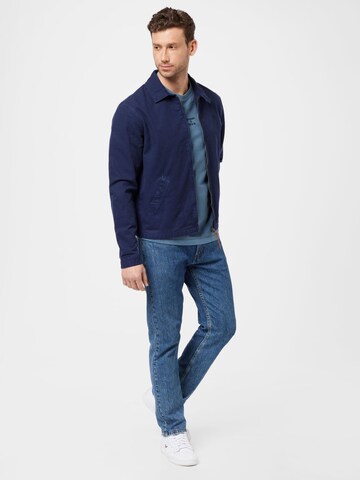 Superdry Between-Season Jacket 'Harrington' in Blue