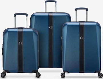 Ensemble de bagages 'Promenade Hard 2.0' Delsey Paris en bleu : devant