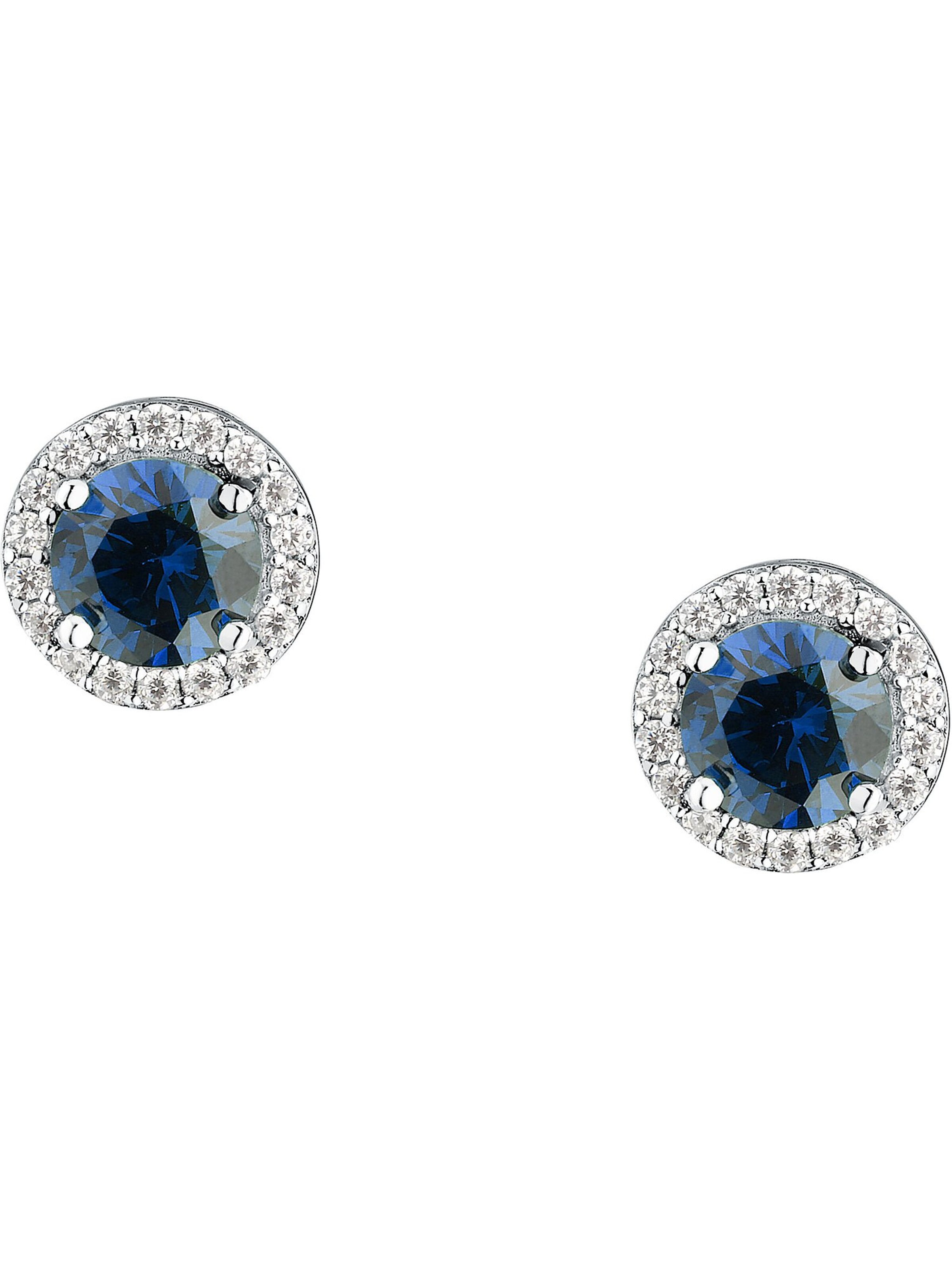La Petite Story Earrings in Blue