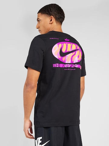 Nike Sportswear T-shirt 'AIR' i svart: framsida
