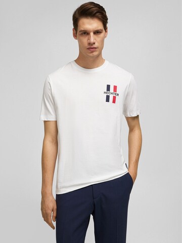 T-Shirt HECHTER PARIS en blanc : devant